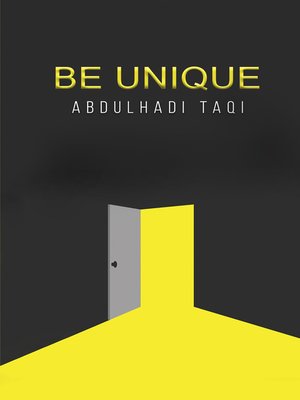 cover image of Be Unique